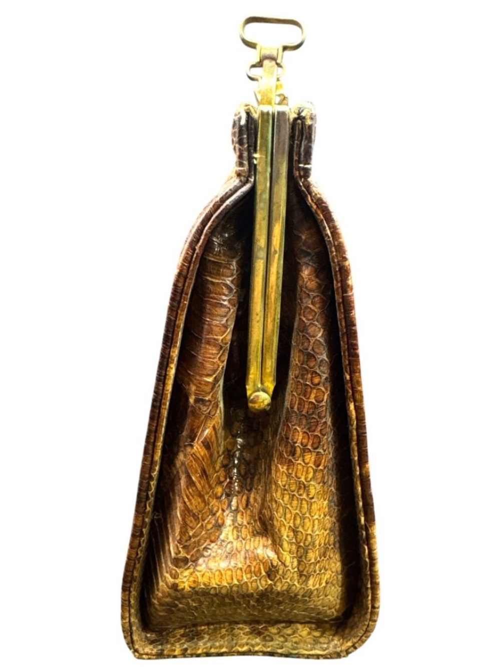 Vintage Genuine Cobra Snakeskin Crossbody Bag - Picture 3 of 16